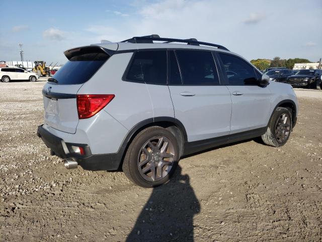 5FNYF7H55NB006203 - 2022 HONDA PASSPORT EXL BLUE photo 3