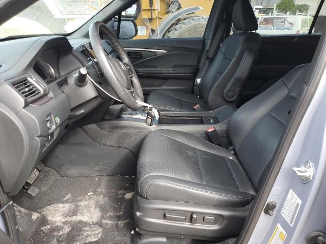 5FNYF7H55NB006203 - 2022 HONDA PASSPORT EXL BLUE photo 7