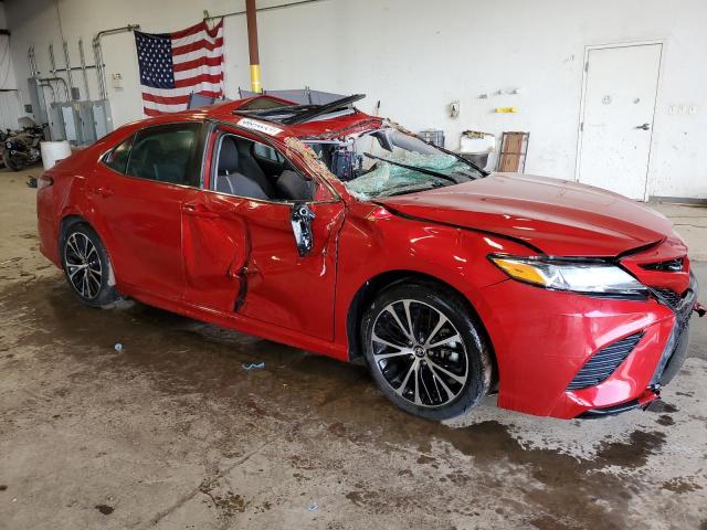 4T1B11HK4KU228382 - 2019 TOYOTA CAMRY L RED photo 4