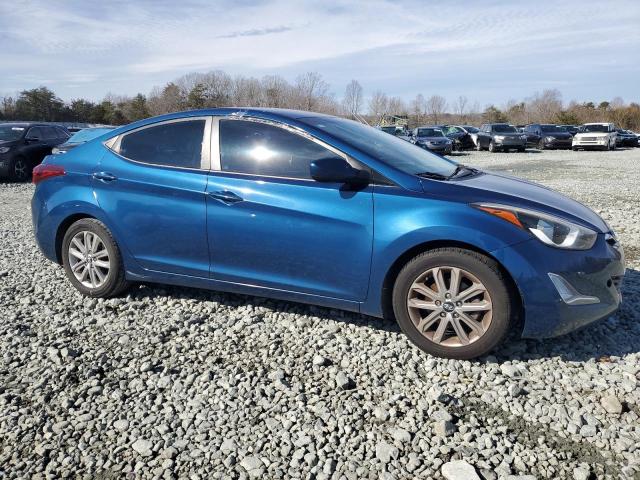 KMHDH4AE2GU618351 - 2016 HYUNDAI ELANTRA SE BLUE photo 4