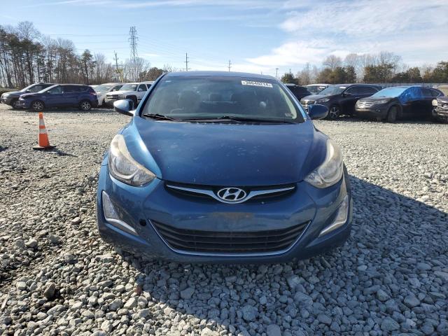 KMHDH4AE2GU618351 - 2016 HYUNDAI ELANTRA SE BLUE photo 5