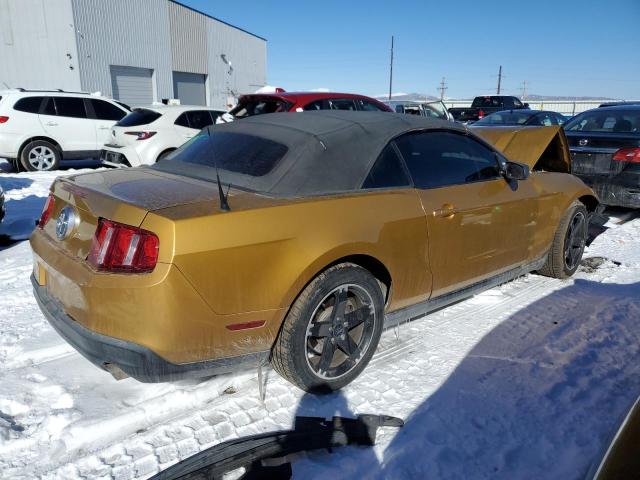 1ZVBP8EN1A5122469 - 2010 FORD MUSTANG GOLD photo 3