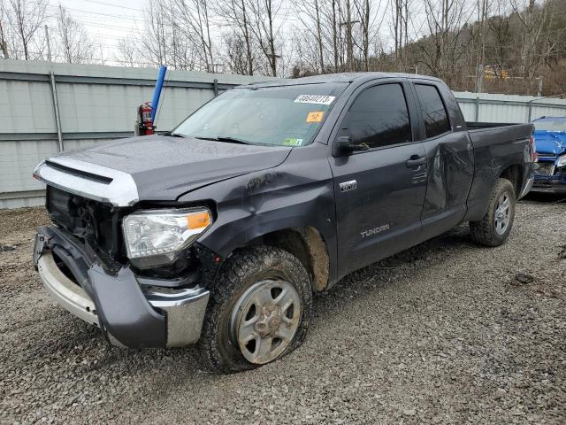5TFUY5F13HX615085 - 2017 TOYOTA TUNDRA DOUBLE CAB SR/SR5 GRAY photo 1