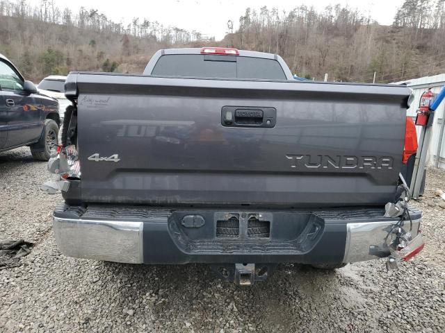 5TFUY5F13HX615085 - 2017 TOYOTA TUNDRA DOUBLE CAB SR/SR5 GRAY photo 6