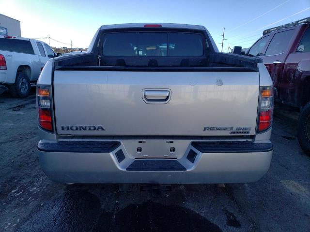 2HJYK16358H503269 - 2008 HONDA RIDGELINE RTX SILVER photo 6