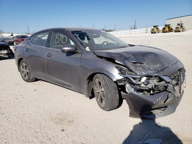 3N1AB8CV1LY245701 - 2020 NISSAN SENTRA SV GRAY photo 4