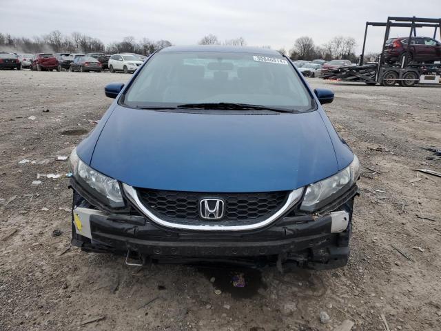 19XFB2F58FE039874 - 2015 HONDA CIVIC LX BLUE photo 5