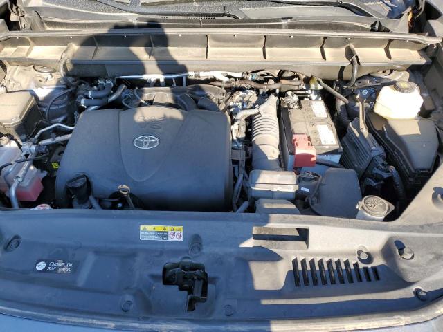 5TDGZRAH9NS117495 - 2022 TOYOTA HIGHLANDER XLE SILVER photo 12