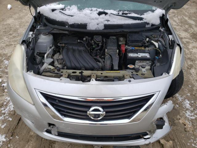 3N1CN7AP5CL928139 - 2012 NISSAN VERSA S SILVER photo 11