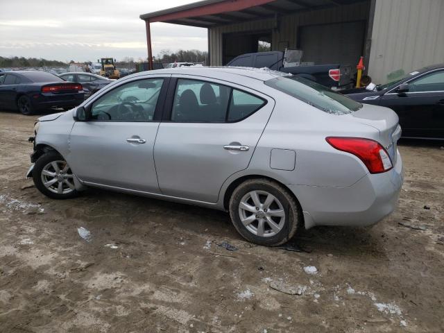 3N1CN7AP5CL928139 - 2012 NISSAN VERSA S SILVER photo 2