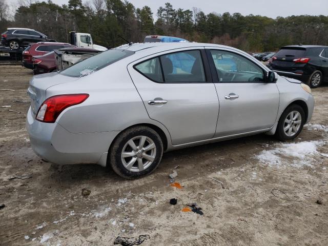 3N1CN7AP5CL928139 - 2012 NISSAN VERSA S SILVER photo 3