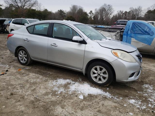 3N1CN7AP5CL928139 - 2012 NISSAN VERSA S SILVER photo 4