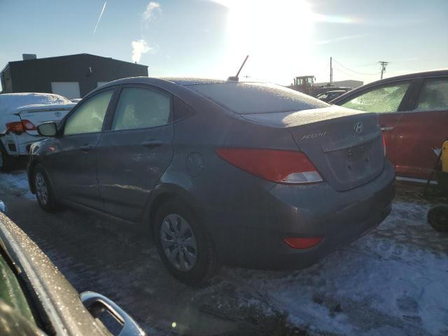 KMHCT4AE4HU217878 - 2017 HYUNDAI ACCENT SE GRAY photo 2