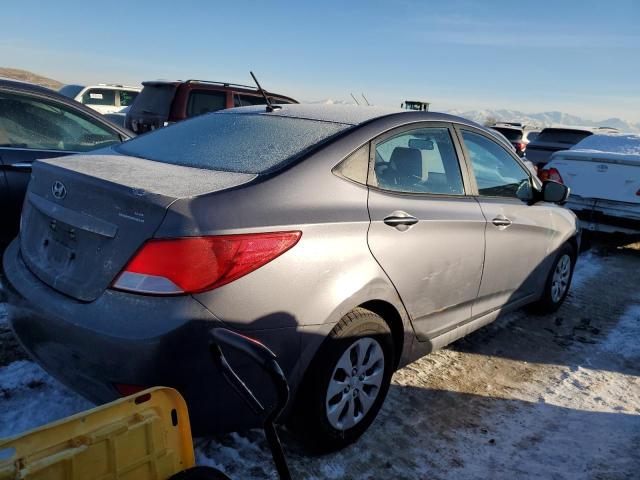 KMHCT4AE4HU217878 - 2017 HYUNDAI ACCENT SE GRAY photo 3