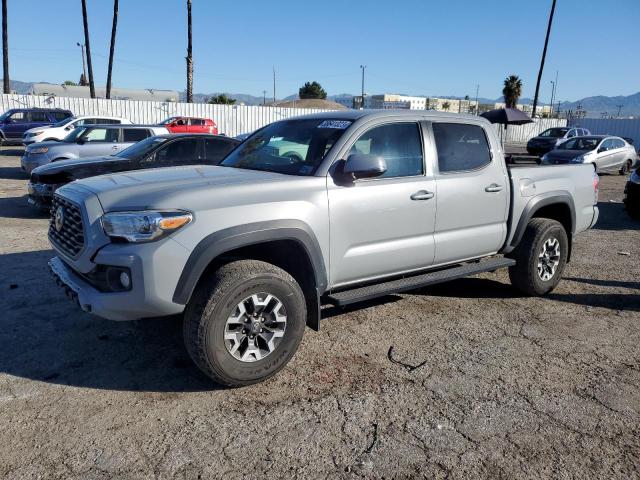 3TMAZ5CN7MM141701 - 2021 TOYOTA TACOMA DOUBLE CAB GRAY photo 1