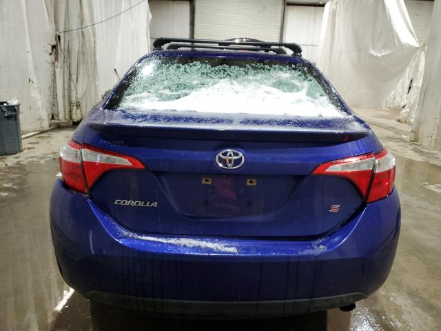 5YFBURHE5EP060306 - 2014 TOYOTA COROLLA L BLUE photo 6