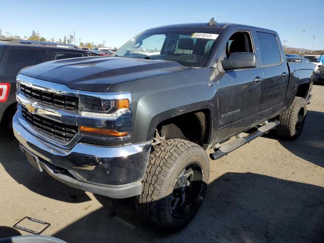 3GCUKREC0JG237684 - 2018 CHEVROLET SILVERADO BLUE photo 1