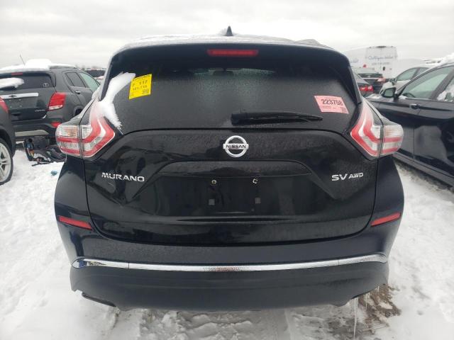 5N1AZ2MH0HN112684 - 2017 NISSAN MURANO S BLACK photo 6