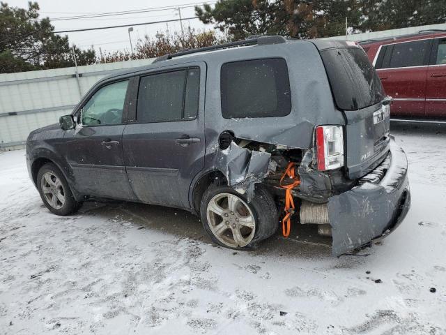 5FNYF4H61DB014949 - 2013 HONDA PILOT EXL GRAY photo 2