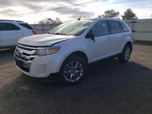 2FMDK4JC8DBC78690 - 2013 FORD EDGE SEL WHITE photo 1