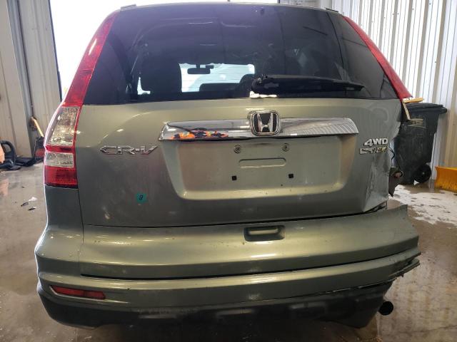 5J6RE4H55AL090403 - 2010 HONDA CR-V EX TEAL photo 6