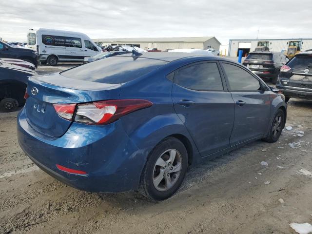 KMHDH4AE4EU204663 - 2014 HYUNDAI ELANTRA SE BLUE photo 3