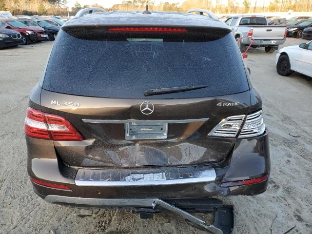 4JGDA5HB3DA247980 - 2013 MERCEDES-BENZ ML 350 4MATIC BROWN photo 6