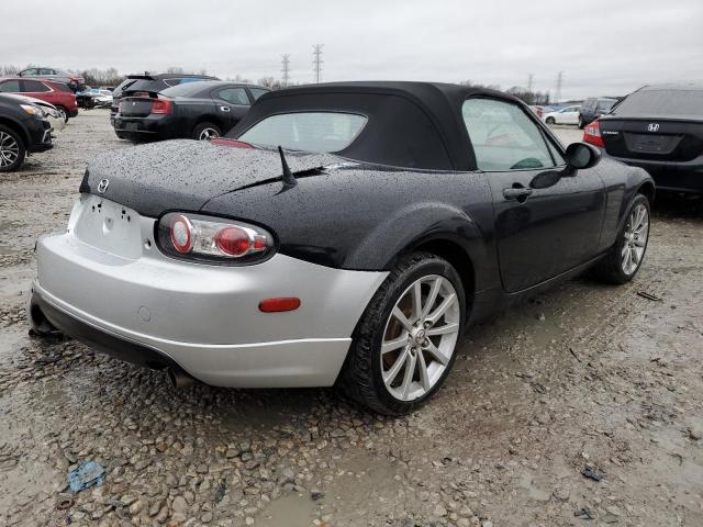 JM1NC25F660117810 - 2006 MAZDA MX-5 MIATA BLACK photo 3