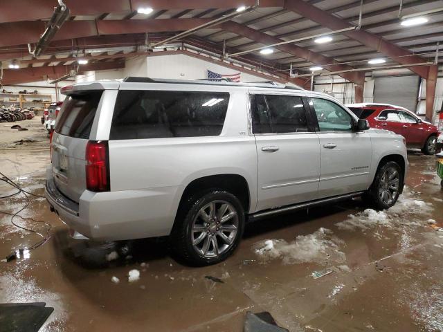 1GNSKKKC4FR707393 - 2015 CHEVROLET SUBURBAN K1500 LTZ SILVER photo 3