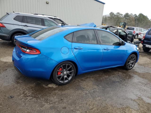 1C3CDFAA6GD656867 - 2016 DODGE DART SE BLUE photo 3