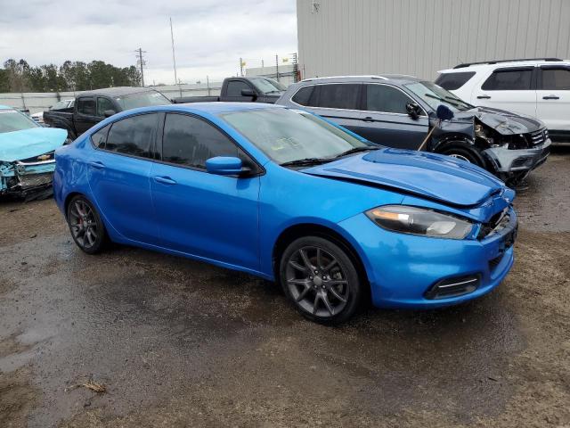 1C3CDFAA6GD656867 - 2016 DODGE DART SE BLUE photo 4