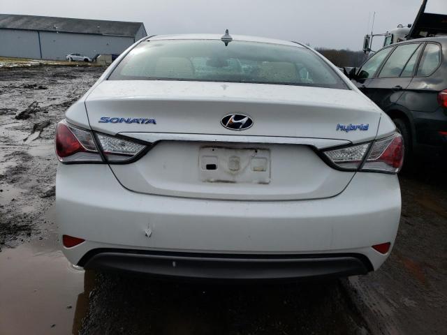 KMHEC4A48CA047731 - 2012 HYUNDAI SONATA HYBRID WHITE photo 6