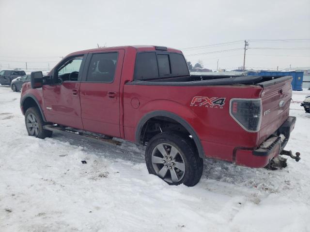 1FTFW1ET5EFC55975 - 2014 FORD F150 SUPERCREW BURGUNDY photo 2