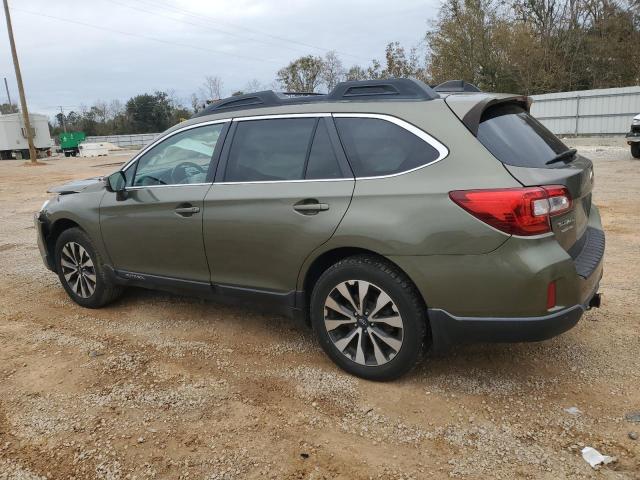 4S4BSANC3H3215230 - 2017 SUBARU OUTBACK 2.5I LIMITED GREEN photo 2