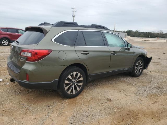 4S4BSANC3H3215230 - 2017 SUBARU OUTBACK 2.5I LIMITED GREEN photo 3