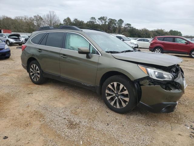 4S4BSANC3H3215230 - 2017 SUBARU OUTBACK 2.5I LIMITED GREEN photo 4