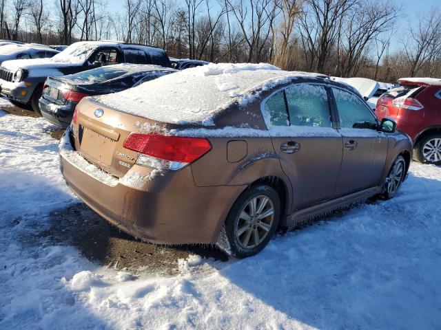 4S3BMBG60B3213972 - 2011 SUBARU LEGACY 2.5I PREMIUM BROWN photo 3