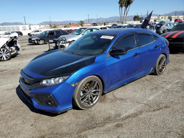 SHHFK7H4XJU419527 - 2018 HONDA CIVIC SPOR BLUE photo 1