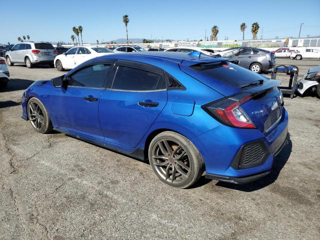 SHHFK7H4XJU419527 - 2018 HONDA CIVIC SPOR BLUE photo 2