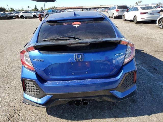 SHHFK7H4XJU419527 - 2018 HONDA CIVIC SPOR BLUE photo 6