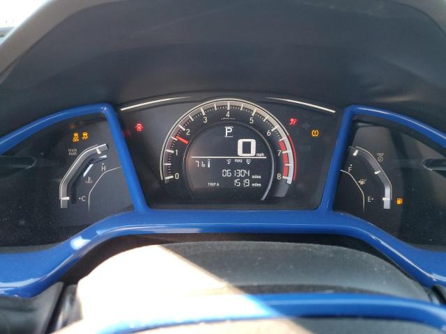 SHHFK7H4XJU419527 - 2018 HONDA CIVIC SPOR BLUE photo 9