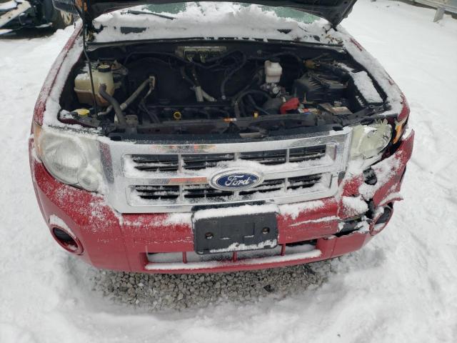 1FMCU0C70BKB36707 - 2011 FORD ESCAPE XLS RED photo 11