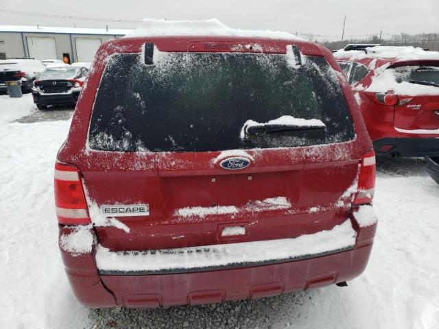 1FMCU0C70BKB36707 - 2011 FORD ESCAPE XLS RED photo 6