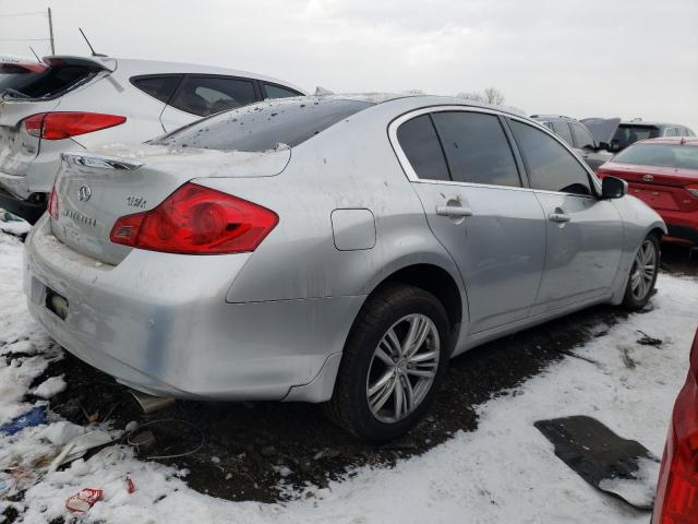 JN1CV6AR6CM671672 - 2012 INFINITI G37 SILVER photo 3