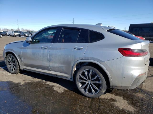 5UX2V5C03M9F05696 - 2021 BMW X4 XDRIVEM40I SILVER photo 2