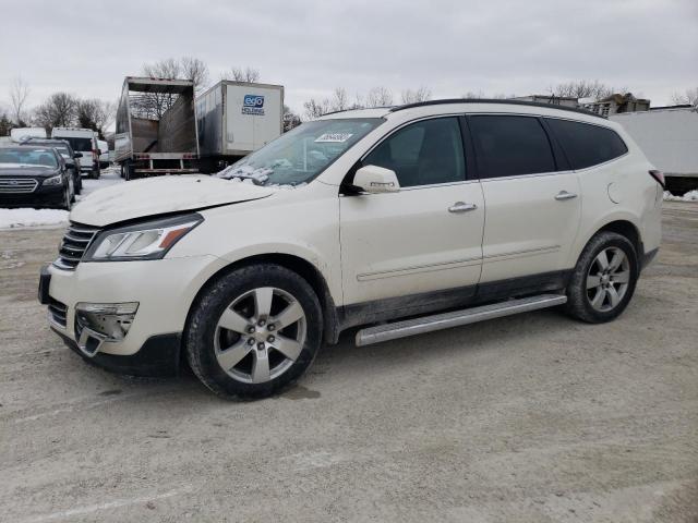 1GNKVJKD7FJ196674 - 2015 CHEVROLET TRAVERSE LTZ WHITE photo 1