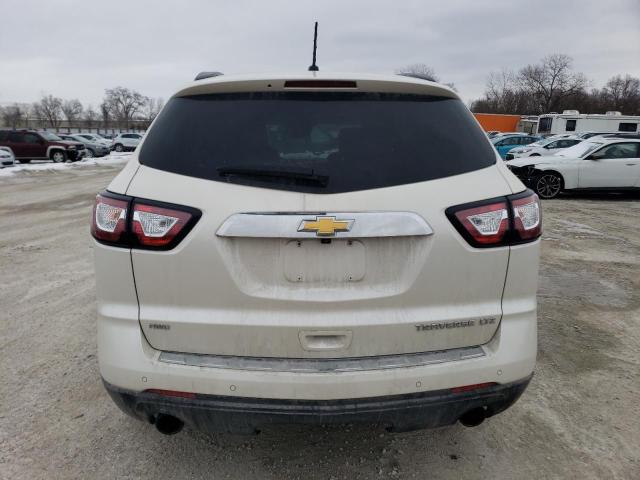 1GNKVJKD7FJ196674 - 2015 CHEVROLET TRAVERSE LTZ WHITE photo 6