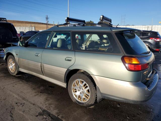 4S3BH806337617988 - 2003 SUBARU LEGACY OUTBACK H6 3.0 LL BEAN GREEN photo 2