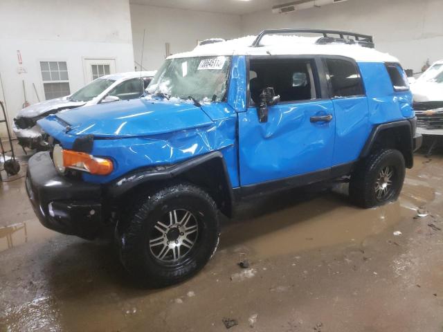 JTEBU11F270008581 - 2007 TOYOTA FJ CRUISER BLUE photo 1