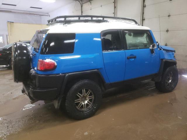 JTEBU11F270008581 - 2007 TOYOTA FJ CRUISER BLUE photo 3